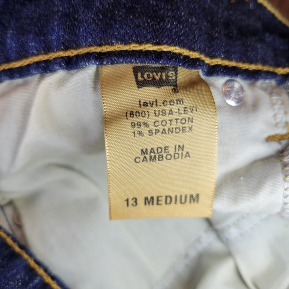 Juniors Levi Boot Cut Jeans - Picture 6 of 6